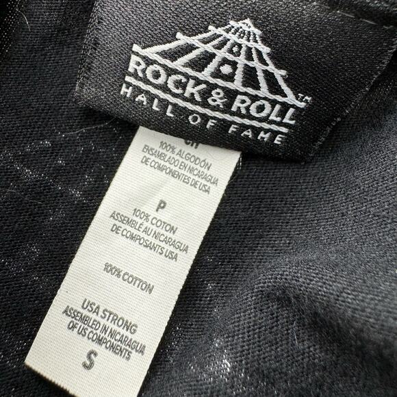 Rock and Roll Hall of Frame Vintage Style Graphic Fitted T-Shirt Womens Small - Picture 6 of 6